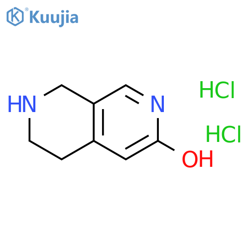 5,6,7,8-Tetrahydro-[2,7]naphthyridin-3-ol dihydrochloride structure