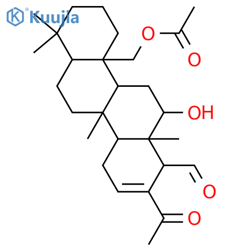 12,22-Dihydroxy-24-methyl-24-oxo-16-scalaren-25-al; (12β,18β)-form, 22-Ac structure