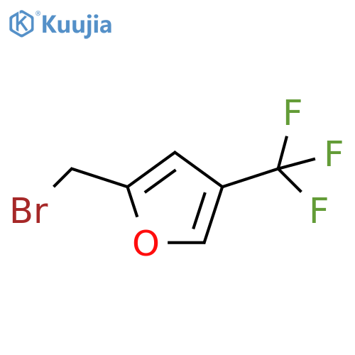 2-(bromomethyl)-4-(trifluoromethyl)furan structure