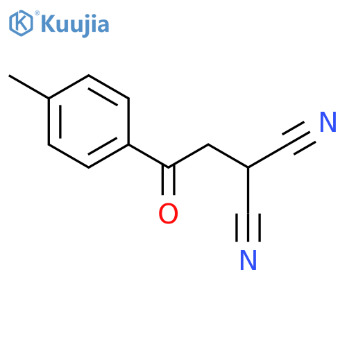 2-2-(4-methylphenyl)-2-oxoethylpropanedinitrile structure