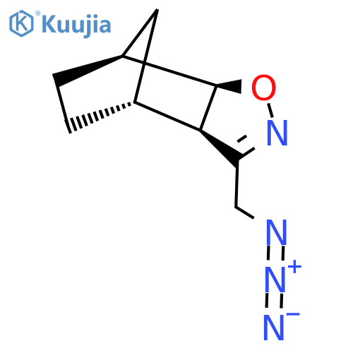 rac-(1R,2S,6S,7S)-5-(azidomethyl)-3-oxa-4-azatricyclo[5.2.1.0,2,6]dec-4-ene structure