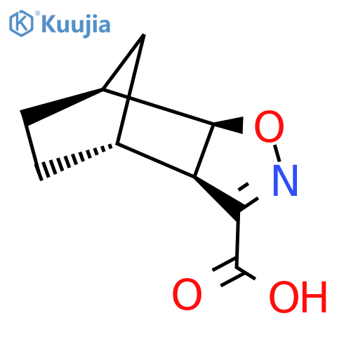 rac-(1R,2S,6S,7S)-3-oxa-4-azatricyclo[5.2.1.0,2,6]dec-4-ene-5-carboxylic acid structure