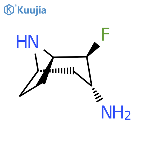 rac-(1R,2S,3R,5S)-2-fluoro-8-azabicyclo3.2.1octan-3-amine structure