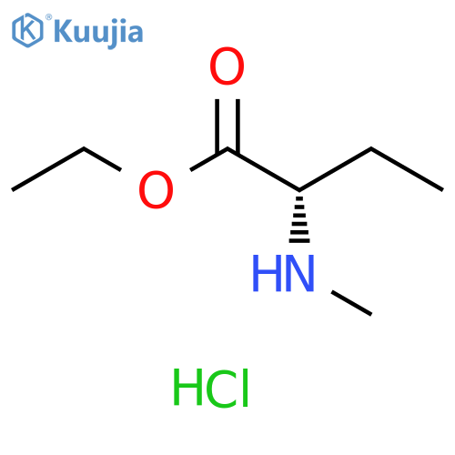 ethyl (2S)-2-(methylamino)butanoate hydrochloride structure