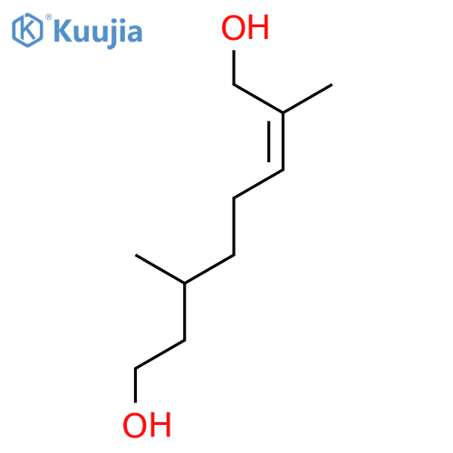 2-Octene-1,8-diol, 2,6-dimethyl- structure