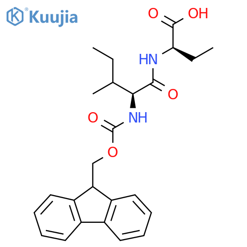 (2R)-2-(2S)-2-({(9H-fluoren-9-yl)methoxycarbonyl}amino)-3-methylpentanamidobutanoic acid structure