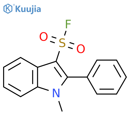 1-methyl-2-phenyl-1H-indole-3-sulfonyl fluoride structure