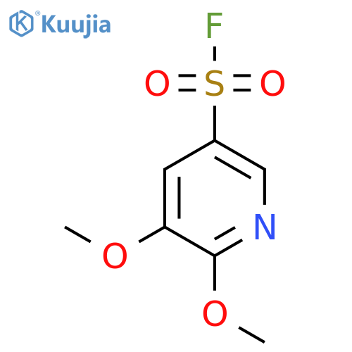 5,6-Dimethoxypyridine-3-sulfonyl fluoride structure