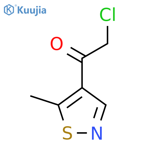 2-Chloro-1-(5-methyl-1,2-thiazol-4-yl)ethan-1-one structure