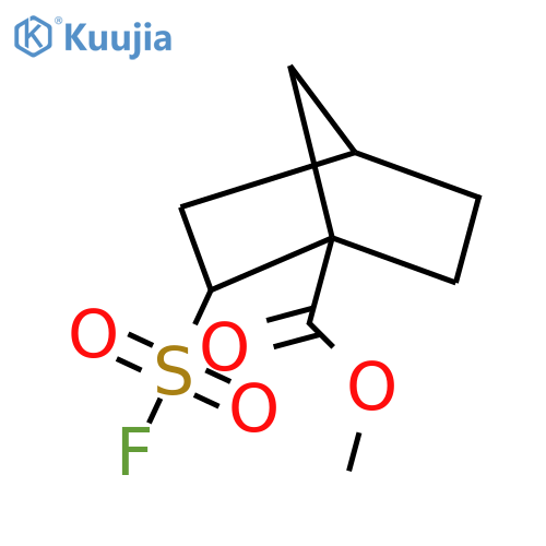 Methyl 2-(fluorosulfonyl)bicyclo[2.2.1]heptane-1-carboxylate structure