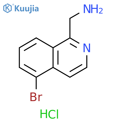 1-(5-bromoisoquinolin-1-yl)methanamine dihydrochloride structure