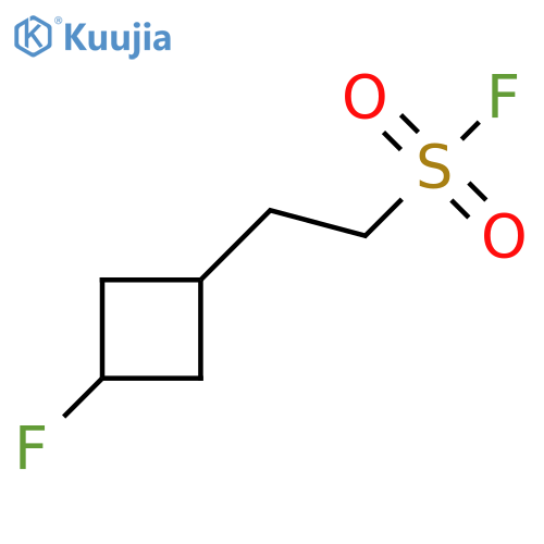 2-(3-Fluorocyclobutyl)ethane-1-sulfonyl fluoride structure