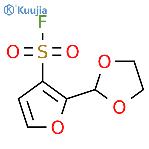 2-(1,3-Dioxolan-2-yl)furan-3-sulfonyl fluoride structure
