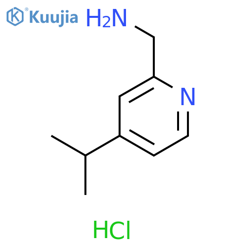 1-4-(propan-2-yl)pyridin-2-ylmethanamine dihydrochloride structure