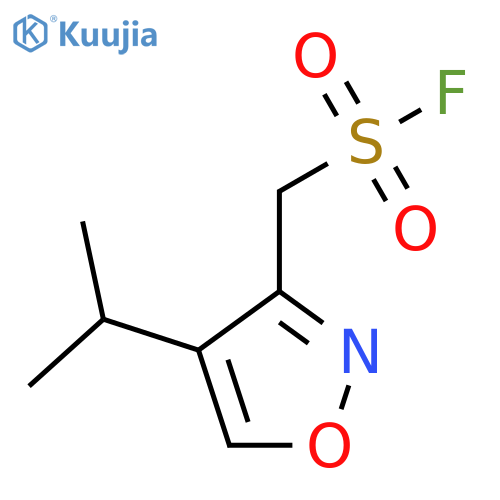 4-(propan-2-yl)-1,2-oxazol-3-ylmethanesulfonyl fluoride structure