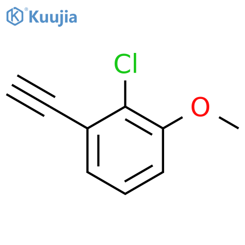 2-Chloro-1-ethynyl-3-methoxybenzene structure