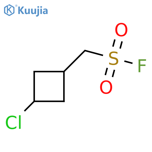 (3-Chlorocyclobutyl)methanesulfonyl fluoride structure