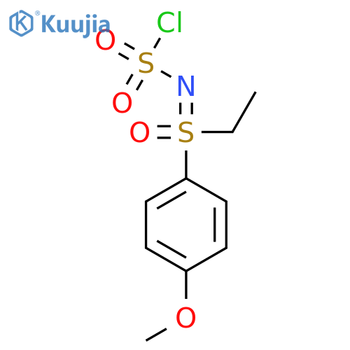 Sulfamoyl chloride, N-[ethyl(4-methoxyphenyl)oxido-λ4-sulfanylidene]- structure