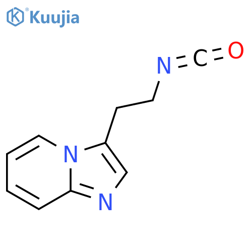3-(2-isocyanatoethyl)imidazo1,2-apyridine structure
