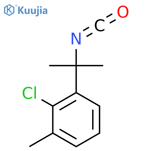 2-chloro-1-(2-isocyanatopropan-2-yl)-3-methylbenzene structure