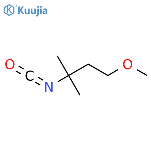 3-isocyanato-1-methoxy-3-methylbutane structure