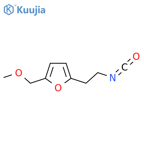 2-(2-isocyanatoethyl)-5-(methoxymethyl)furan structure