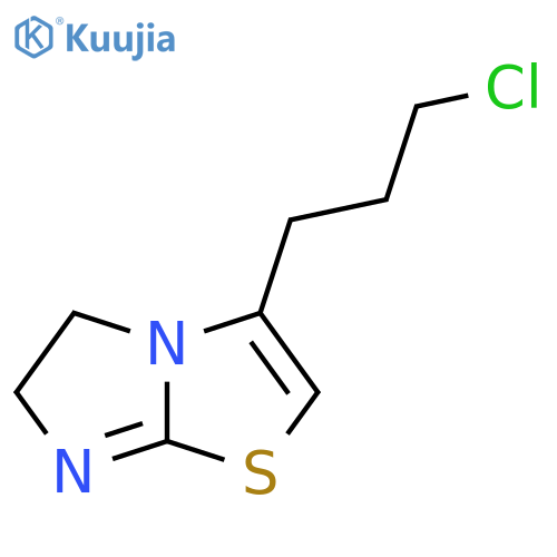 Imidazo[2,1-b]thiazole, 3-(3-chloropropyl)-5,6-dihydro- structure