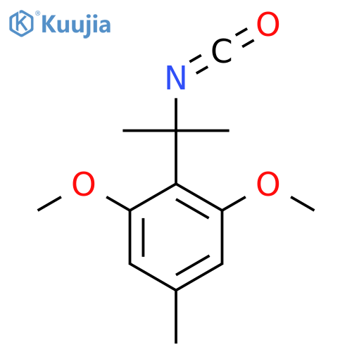 2-(2-isocyanatopropan-2-yl)-1,3-dimethoxy-5-methylbenzene structure