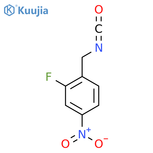 2-fluoro-1-(isocyanatomethyl)-4-nitrobenzene structure