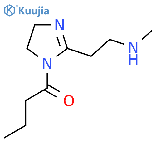 1-{2-2-(methylamino)ethyl-4,5-dihydro-1H-imidazol-1-yl}butan-1-one structure