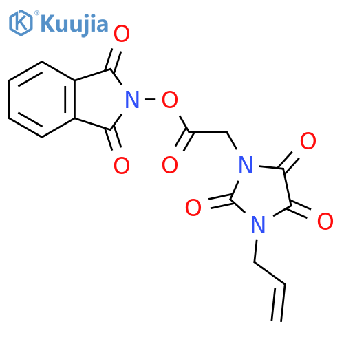 1,3-dioxo-2,3-dihydro-1H-isoindol-2-yl 2-[2,4,5-trioxo-3-(prop-2-en-1-yl)imidazolidin-1-yl]acetate structure