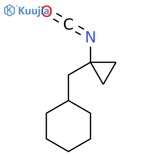 (1-isocyanatocyclopropyl)methylcyclohexane structure