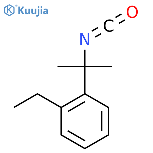1-ethyl-2-(2-isocyanatopropan-2-yl)benzene structure