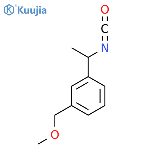 1-(1-isocyanatoethyl)-3-(methoxymethyl)benzene structure