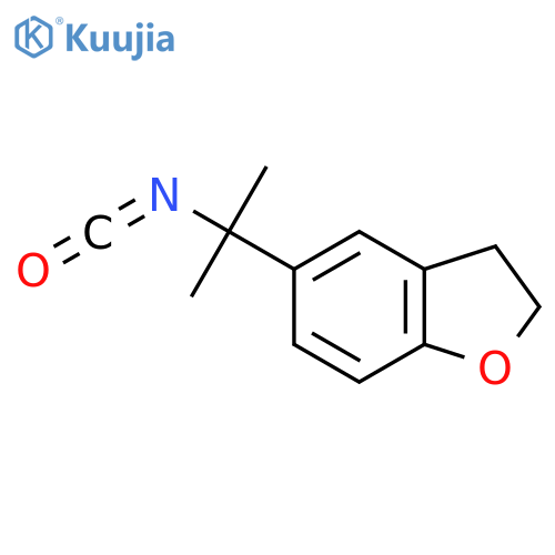 5-(2-isocyanatopropan-2-yl)-2,3-dihydro-1-benzofuran structure