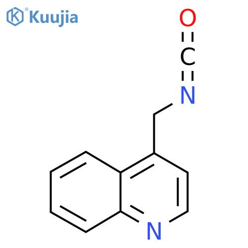 4-(isocyanatomethyl)quinoline structure