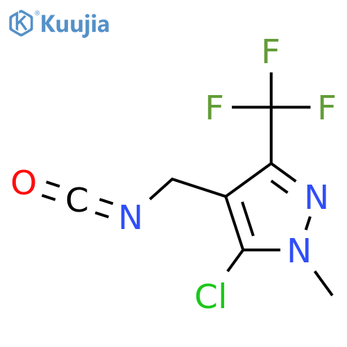 5-chloro-4-(isocyanatomethyl)-1-methyl-3-(trifluoromethyl)-1H-pyrazole structure