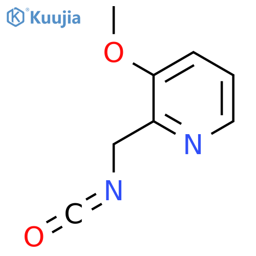 2-(isocyanatomethyl)-3-methoxypyridine structure