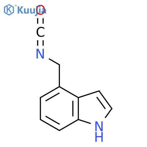 4-(isocyanatomethyl)-1H-indole structure