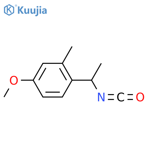1-(1-isocyanatoethyl)-4-methoxy-2-methylbenzene structure