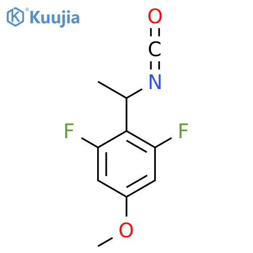 1,3-difluoro-2-(1-isocyanatoethyl)-5-methoxybenzene structure