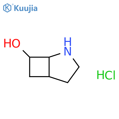 2-Aza-bicyclo[3.2.0]heptan-7-ol hydrochloride structure