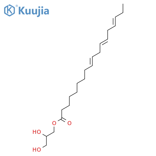 9,12,15-Octadecatrienoic acid, monoester with 1,2,3-propanetriol, (9Z,12Z,15Z)- structure