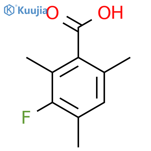 3-Fluoro-2,4,6-trimethylbenzoic acid structure