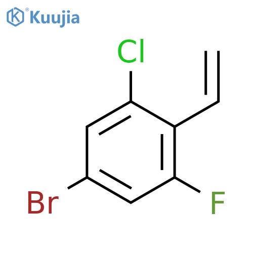 Benzene, 5-bromo-1-chloro-2-ethenyl-3-fluoro- structure