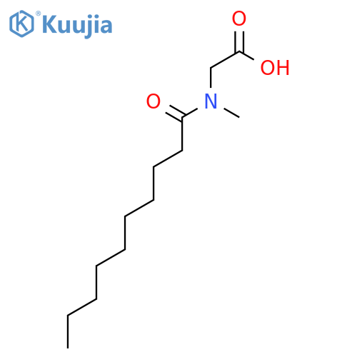 Glycine, N-methyl-N-(1-oxodecyl)- structure