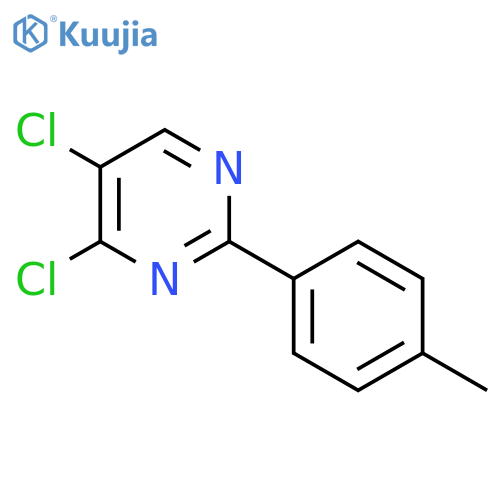 4,5-Dichloro-2-(p-tolyl)pyrimidine structure