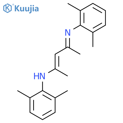 N-[(E)-4-(2,6-Dimethylphenyl)iminopent-2-en-2-yl]-2,6-dimethylaniline structure