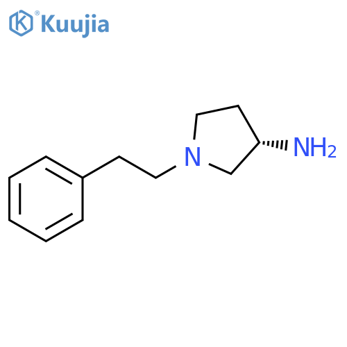(3S)-1-(2-Phenylethyl)-3-pyrrolidinamine structure