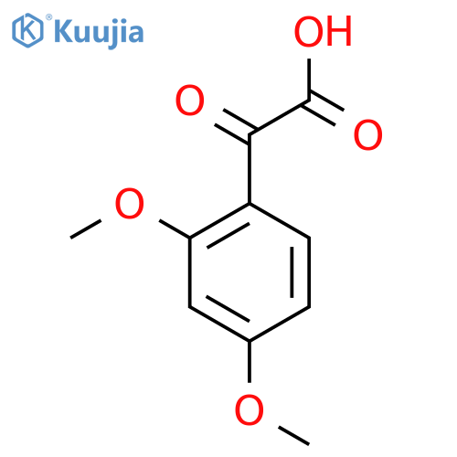 2-(2,4-Dimethoxyphenyl)-2-oxoacetic acid structure
